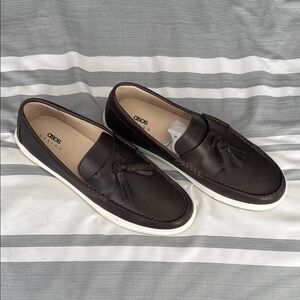 ASOS Brown Loafers Slip-On Moccasin Style